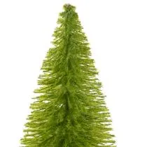 gjenstander Kunstig juletre med trebase, liten, 16 cm, 6 stk.