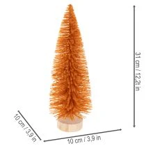 gjenstander Kunstig juletre, dekorativt tre til borddekorasjon, 31 cm, 3 stk.