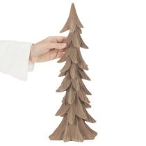 gjenstander Lite, flokket dekorativt juletre, borddekorasjon, 44 cm