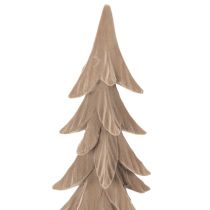 gjenstander Lite, flokket dekorativt juletre, borddekorasjon, 44 cm