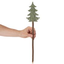 gjenstander Dekorativt juletre på pinne til blomsterkasser og høye arrangementer, 45 cm, 6 stk.
