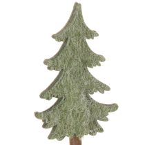 gjenstander Dekorativt juletre på pinne til blomsterkasser og høye arrangementer, 45 cm, 6 stk.
