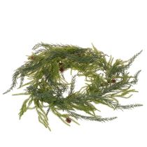 gjenstander Kunstig furukvistgirlander med kongler til adventsdekorasjon 218 cm