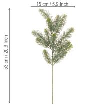 gjenstander Kunstig grangren, festlig vindusdekorasjon, 50 cm, 3 stk.
