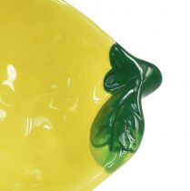 gjenstander Tapasboller keramisk sitron borddekor 28,5cm H4cm