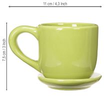 gjenstander Kaffekopp, dekorativ borddekorasjon for en stilig spiseplass, 11 cm, 3 deler
