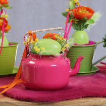 gjenstander Tekanne, nostalgisk landlig stil, dekorativ for stue eller kjøkken, 15 cm