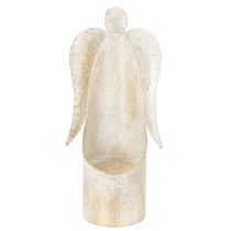 gjenstander Englefigur lysestake, gull, til borddekorasjon, 50 cm