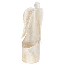 gjenstander Englefigur lysestake, gull, til borddekorasjon, 50 cm