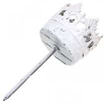 gjenstander Telysholder i metall til oppklistring, lysholderkrone Ø4,5 cm 4 stk.