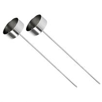 gjenstander Telysholder for plugging sølv 21cm 8 stk