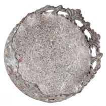 gjenstander Telysholder for plugging med lysglass grå Ø5,5cm 4stk