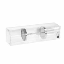 gjenstander Lysholder for plugging av metall/glass Ø6,5cm H19cm 2 stk