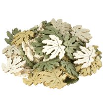 gjenstander Borddekorasjon høstspredde dekorasjon tredekor lønneblad 4cm 72 stk