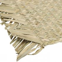 gjenstander Dekkebrikke sjøgress rektangulær borddekor vannhyasint natur 33 × 48cm