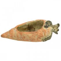 gjenstander Dekorativ gulrot, betongdekor for planting, påske, gulrotplantepotte, vårpynt L28cm