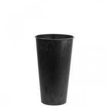 Bord Vase Vase Sort Plast Antrasitt Ø15cm H24cm
