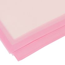 gjenstander Transmatt rosa våtbestandig blomsterfolie 57 cm, tilskåret til buketter, 20 stk.