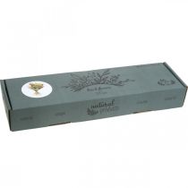 gjenstander Tørkede blomster DIY-verktøysett gult for kreative buketter og dekorative kranser 60 cm – naturprodukt