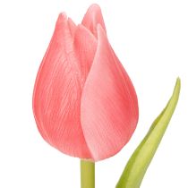 gjenstander Høykvalitets tulipanblomst som en naturtro kopi for bordvaser, 21 cm, 6 stk.