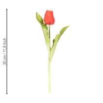 gjenstander Kunstige tulipaner, rustikk vårdekorasjon til enhver bordvase, 30 cm, 7 stk.