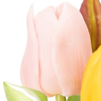 gjenstander Kunstige tulipaner, rustikk vårdekorasjon til enhver bordvase, 30 cm, 7 stk.