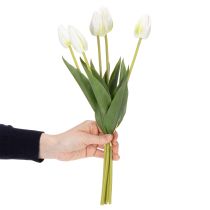 gjenstander Dekorative kunstige tulipanblomster for stilig interiørdesign, 40 cm, 5 stk.
