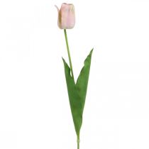 Tulipan kunstig rosa stilkblomst H67cm