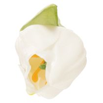 gjenstander Kunstig tulipan, realistisk dekorasjon, slitesterk kunstig blomst til hjemmet, 21 cm, 6 deler