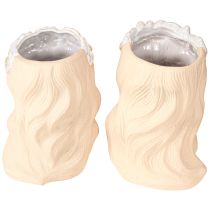 gjenstander Plantekar Keramikk Drømmejente Assortert H19,5cm 2stk