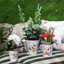 gjenstander Plantebøtte i metall med håndtak Ø14/11,5/9,5 cm sett med 3 stk