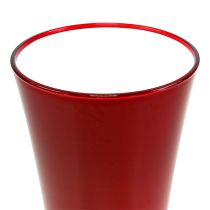 gjenstander Vase &quot;Fizzy&quot; Ø20cm H35cm rød, 1stk