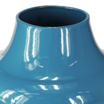 gjenstander Vase, hjemmetilbehør med bølgeformet overflate for en moderne atmosfære, 23 cm