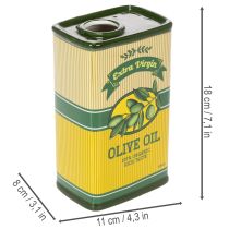 gjenstander Keramisk olivenoljevase - perfekt borddekorasjon for tørkede blomster, 18 cm