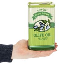 gjenstander Olivenoljevase, keramikk, ideell for kjøkkendekorasjon og middelhavsbord, 18 cm