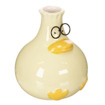 gjenstander Andefigurvase, keramikk, muntert design, ideell for moderne interiør, 15 cm, 2 stk.