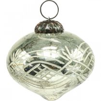 gjenstander Vintage julepynt glass H7,5/8,5/9,5cm 3stk