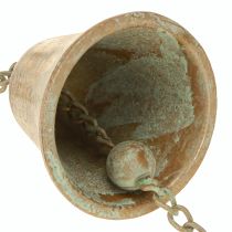 gjenstander Vintage vindklokke metalldekorasjon med paraply og bjelle 70cm