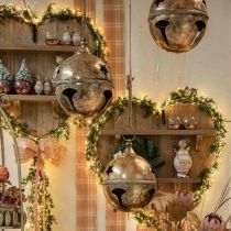 gjenstander Vintage dekorativ ball juleklokkeklemme XXL Ø25cm