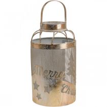 gjenstander Vintage lanterne lysestake God Jul Ø19cm H34cm