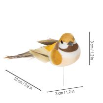 gjenstander Fugledekorasjoner for festlig borddekorasjon. Allsidige fuglepiker, 10 cm, 12 stk.