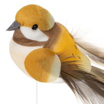 gjenstander Fugledekorasjoner for festlig borddekorasjon. Allsidige fuglepiker, 10 cm, 12 stk.
