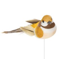 gjenstander Fugledekorasjoner for festlig borddekorasjon. Allsidige fuglepiker, 10 cm, 12 stk.