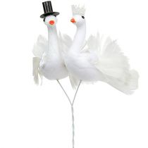 Vogel brudeparet hvit 38cm