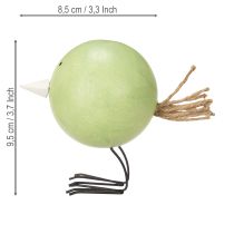 gjenstander Kyllingpyntfigurer med rundt design for lette og lekne detaljer, 9,5 cm, 3 stk.