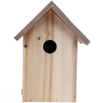 gjenstander Fuglehus hekkekasse i tre natur brun/beige 23cm 1 stk