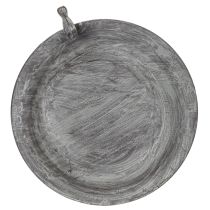 gjenstander Dekorativt fuglebad med delikat bladmønster i vintagestil, 74 cm