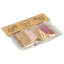 gjenstander Honeycomb baller julebordeaux rosa Ø8cm 4stk