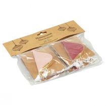 gjenstander Honeycomb balls honeycomb balls løk rosa vin rød Ø8cm 4 stk