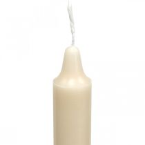 gjenstander PURE vokslys pinnelys krem Sahara 250/23mm naturlig voks 4 stk.